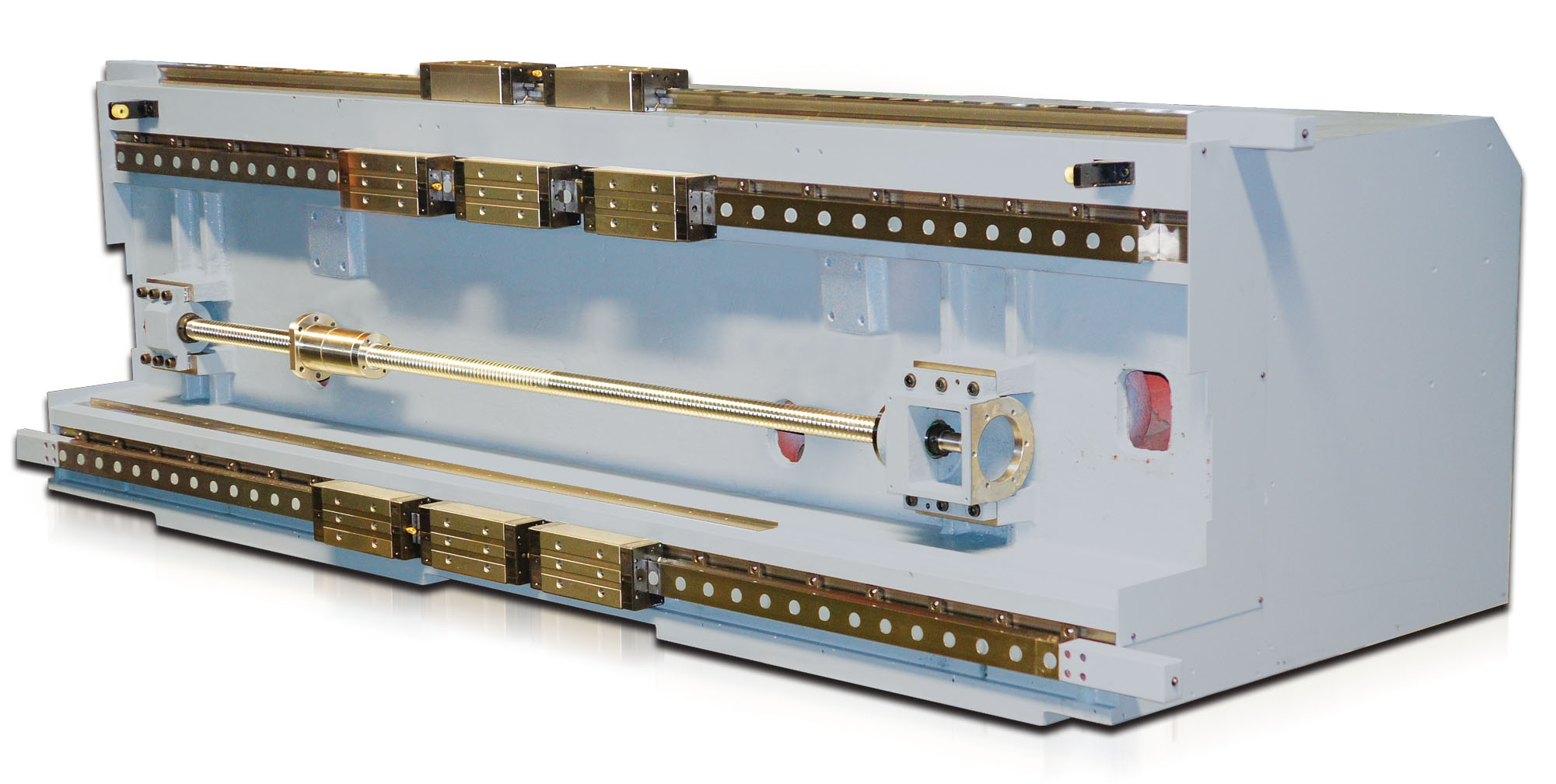 SIGMA CNC Patent – Y-axis configured by 3-linear guideways.