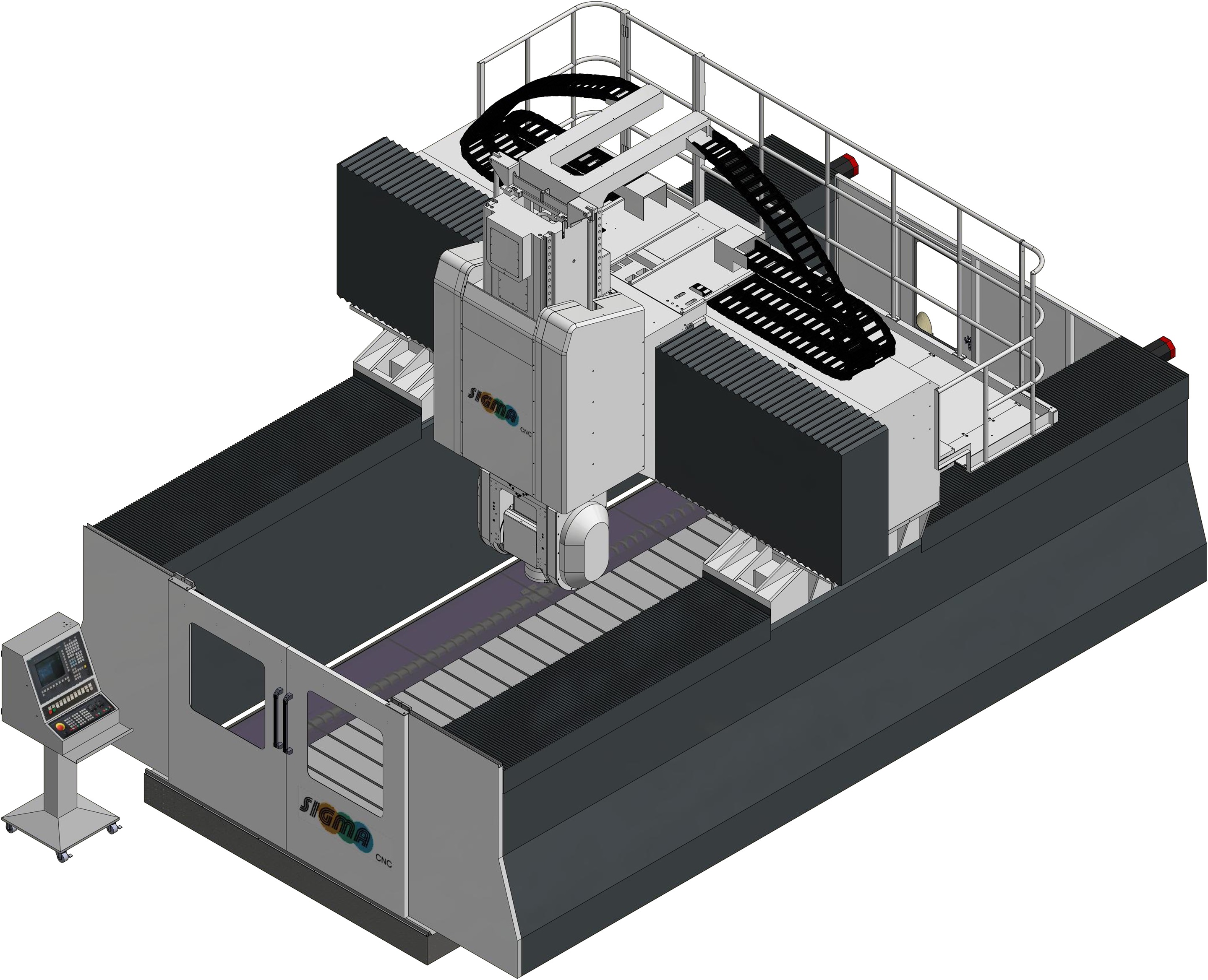 CNC 5-Axis Double Column Machining Center - Gantry Type